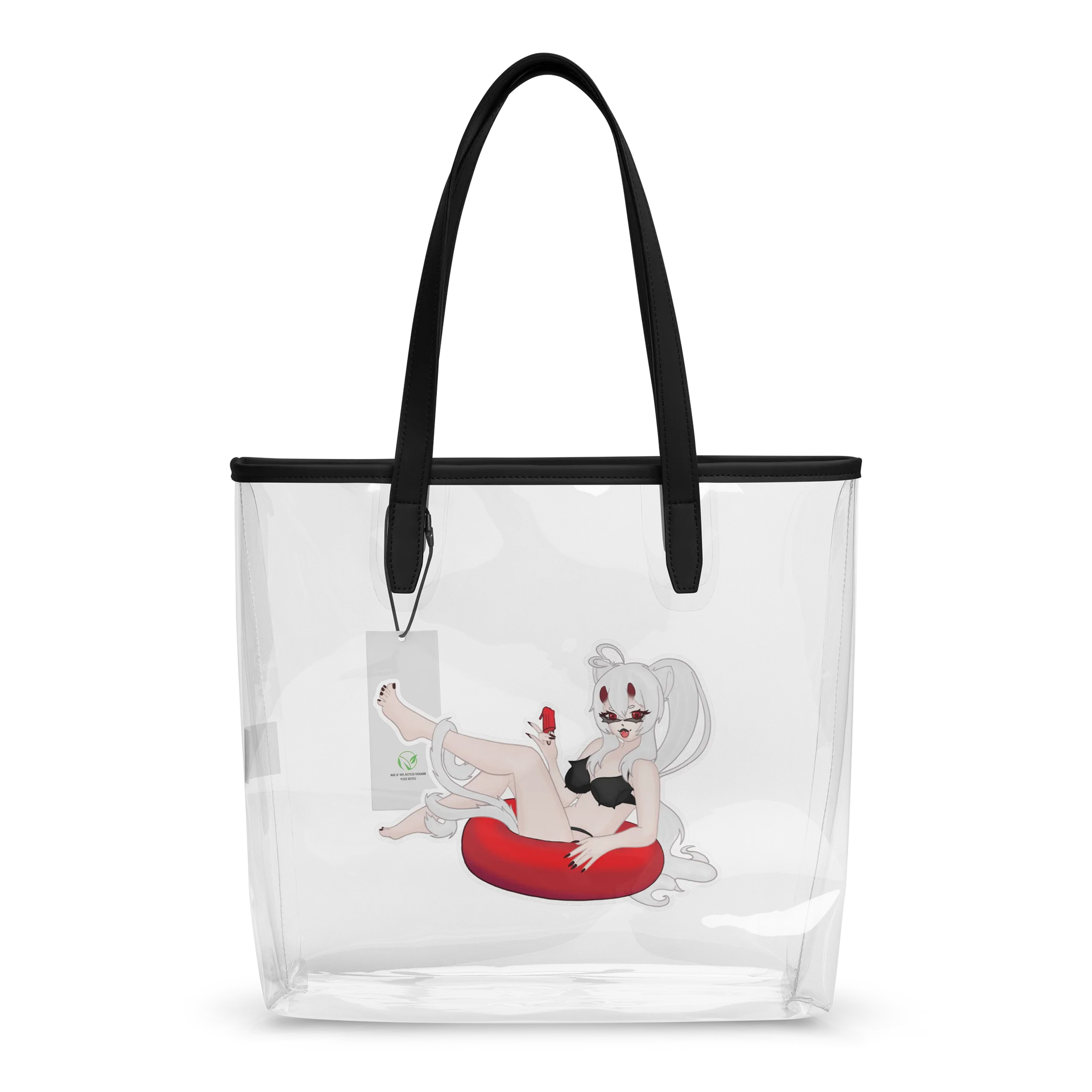 Floatie Neko Clear Plastic Tote product image (2)