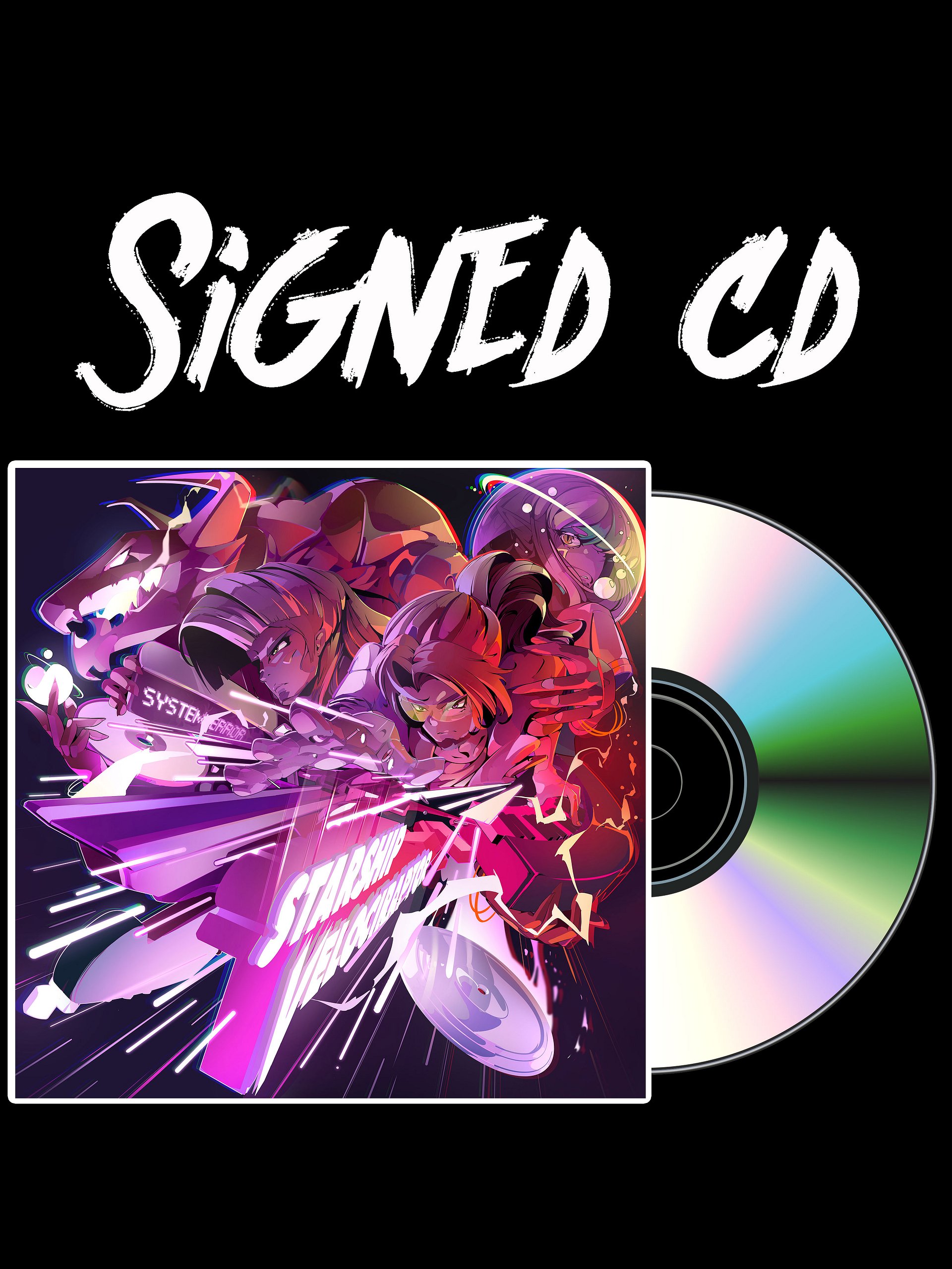 Signed CD - Starship Velociraptor product image (1)