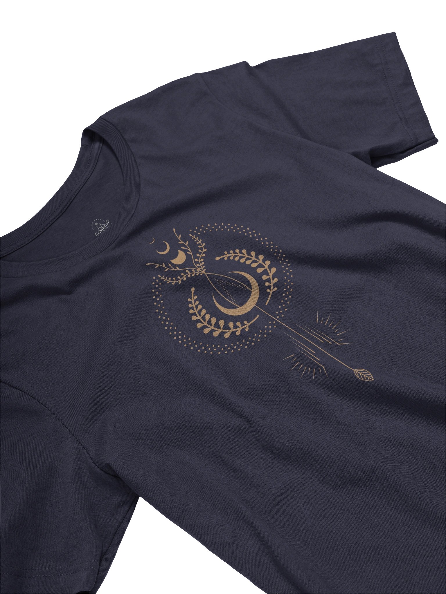 Navy Tee – Celestial Glyph Design product image (3)