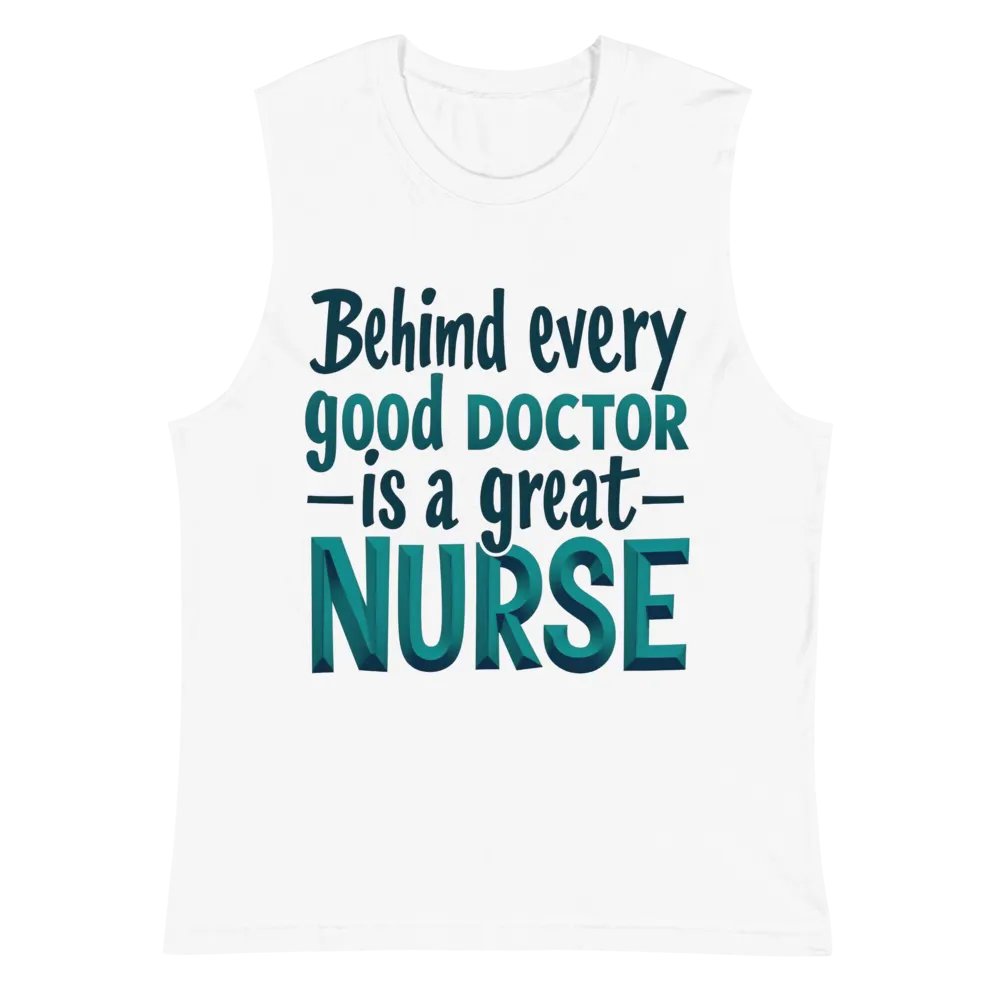 Empowering Nurse Muscle Tank product image (2)