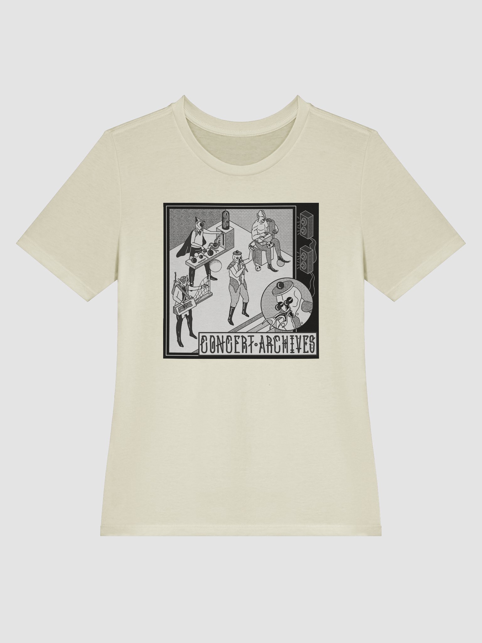 Psychedelic Alien Band T-Shirt (W) product image (2)