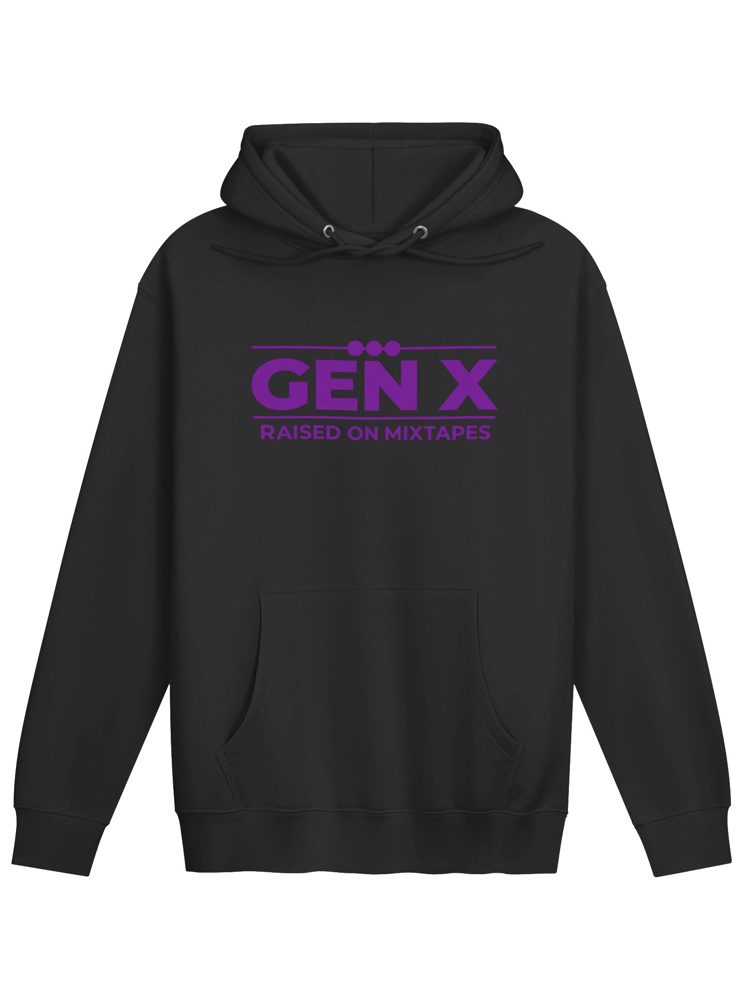 Generation X: Raised on Mixtapes | Premium Drawstring Hoodie product image (1)
