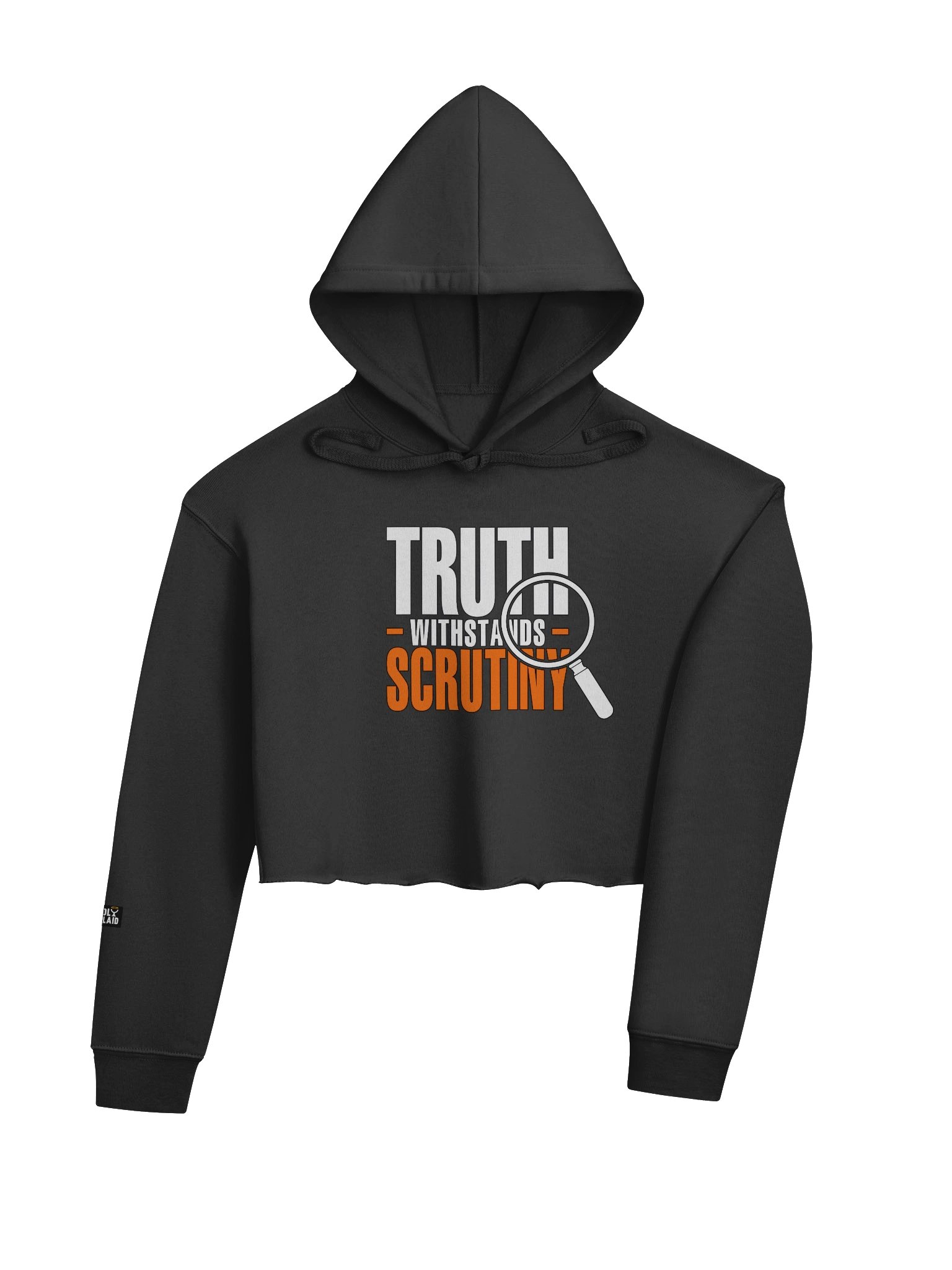 Truth Withstands Scrutiny - Fleece Crop Hoodie product image (4)