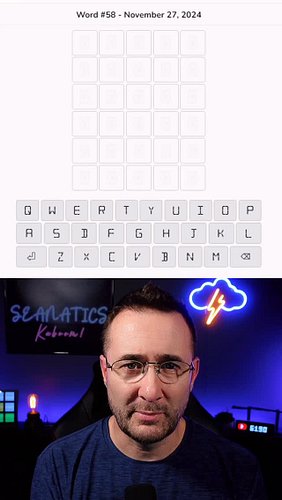 After this stint...I’m definitely the Word Segments goat!

This game is called Word Segments! Its like if Pixletters and Word...
