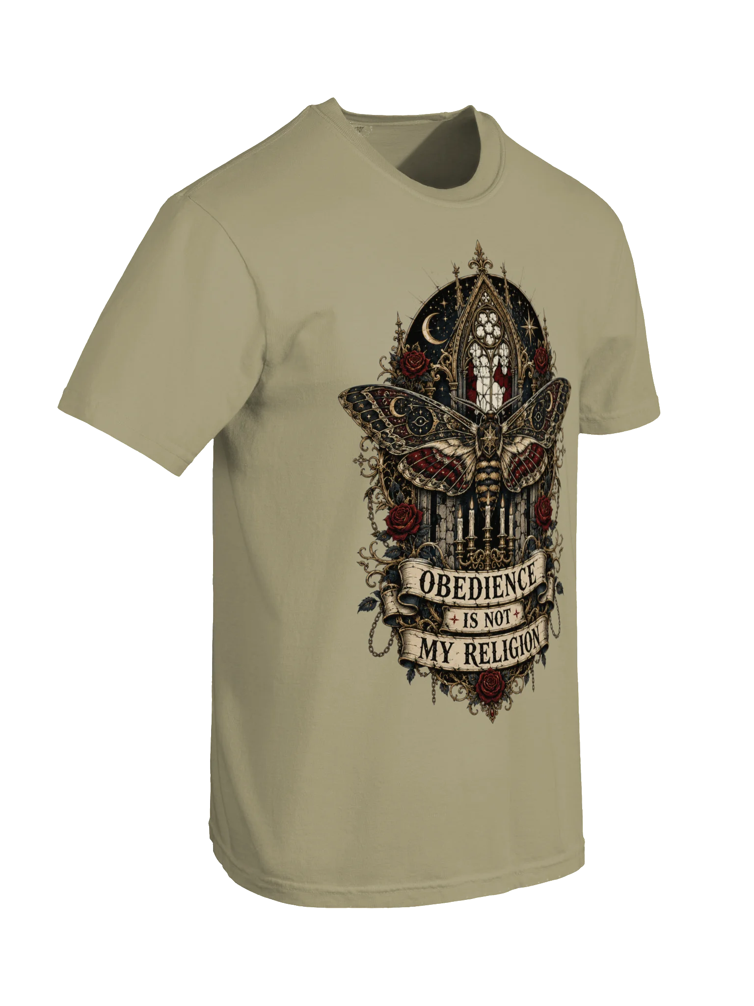 Obedience Is Not My Religion Gothic T-Shirt product image (6)