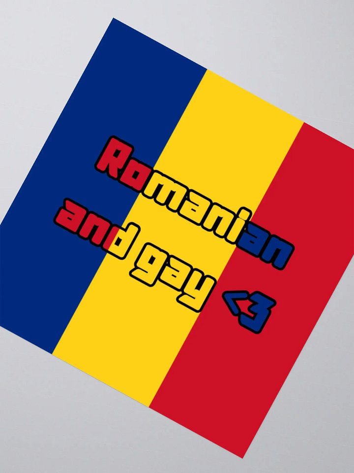 Romanian and gay stickers product image (4)