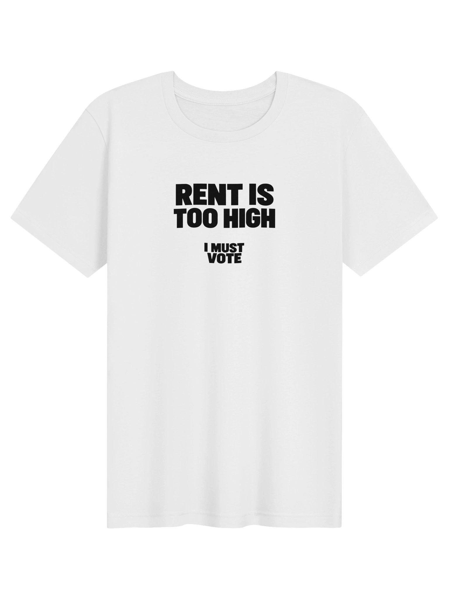 Rent Is Too High Tee - White product image (1)