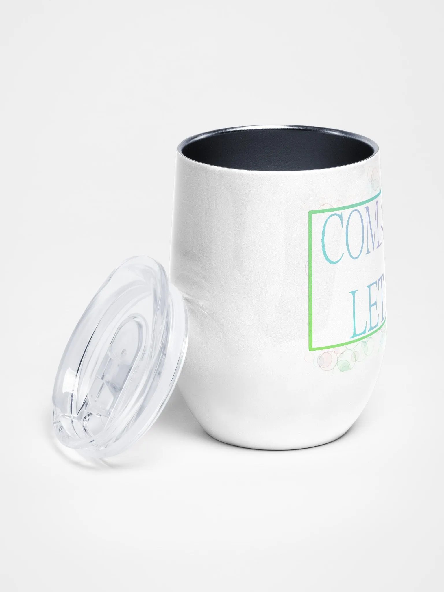 Bubble Letal travel mug product image (2)