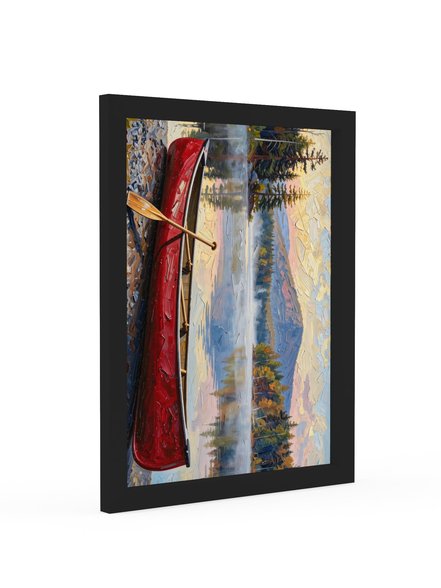 Canoe in Morning Mist Framed Print product image (11)