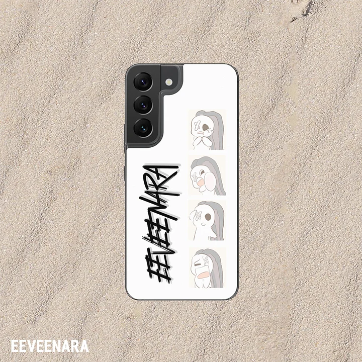 EV BUNNIES SAMSUNG CASE - [WHITE] product image (1)