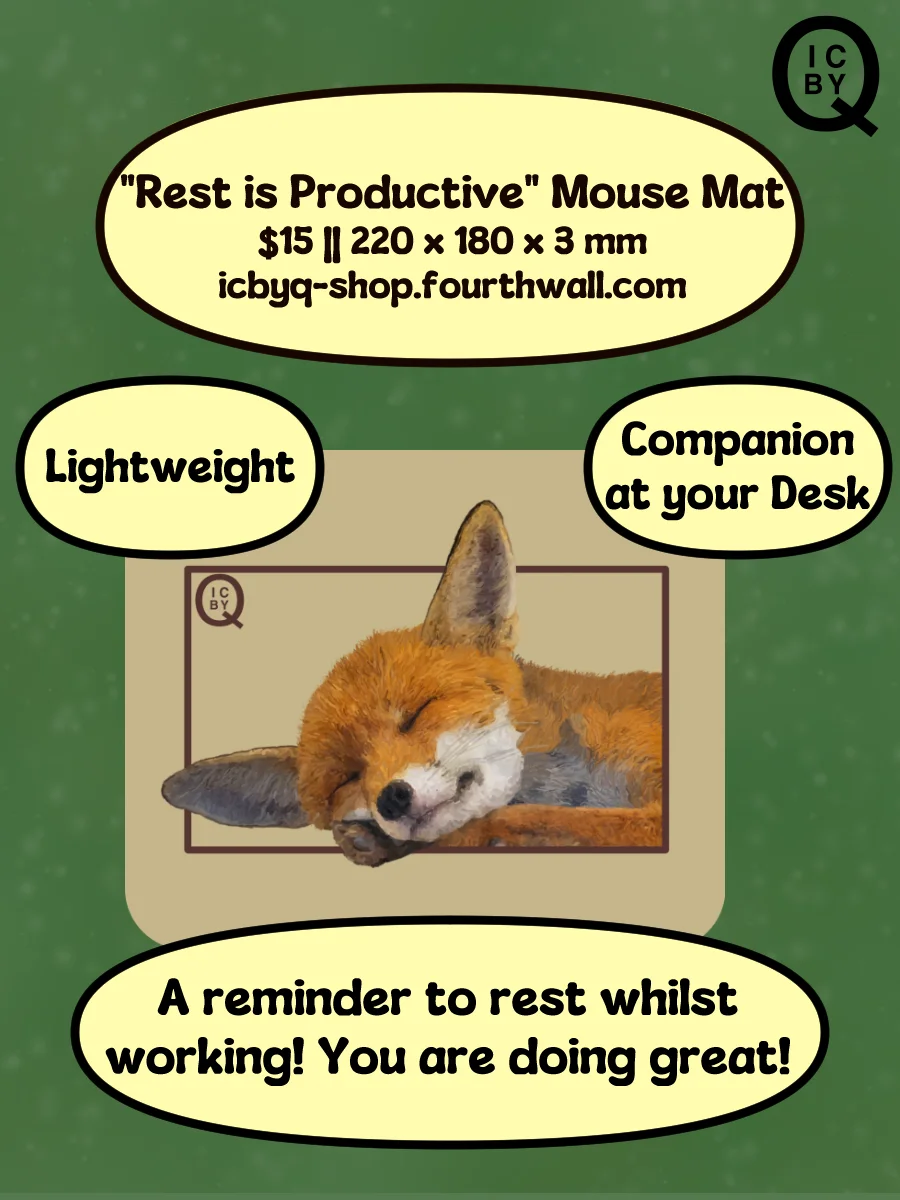 Rest is Productive Mouse Mat product image (1)