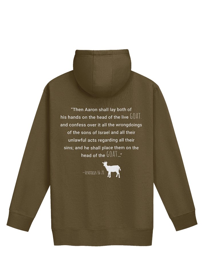 Jesus is the G.O.A.T. Hoodie (Dark Colors) product image (2)