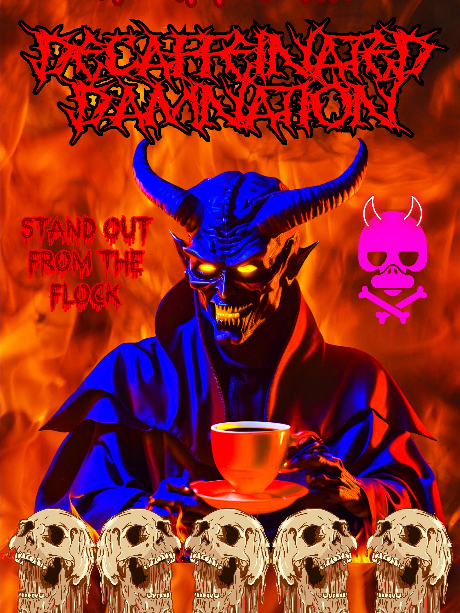 Odd Duck Decaffeinated Damnation Android Phone Wallpaper product image (1)