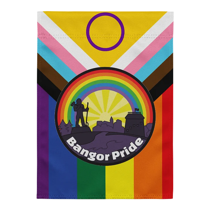 Progress Garden / Door Flag w/Bangor Pride Logo product image (1)