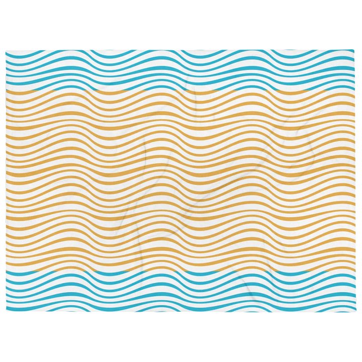 Sand And Waves Pattern Design Throw Blanket product image (1)