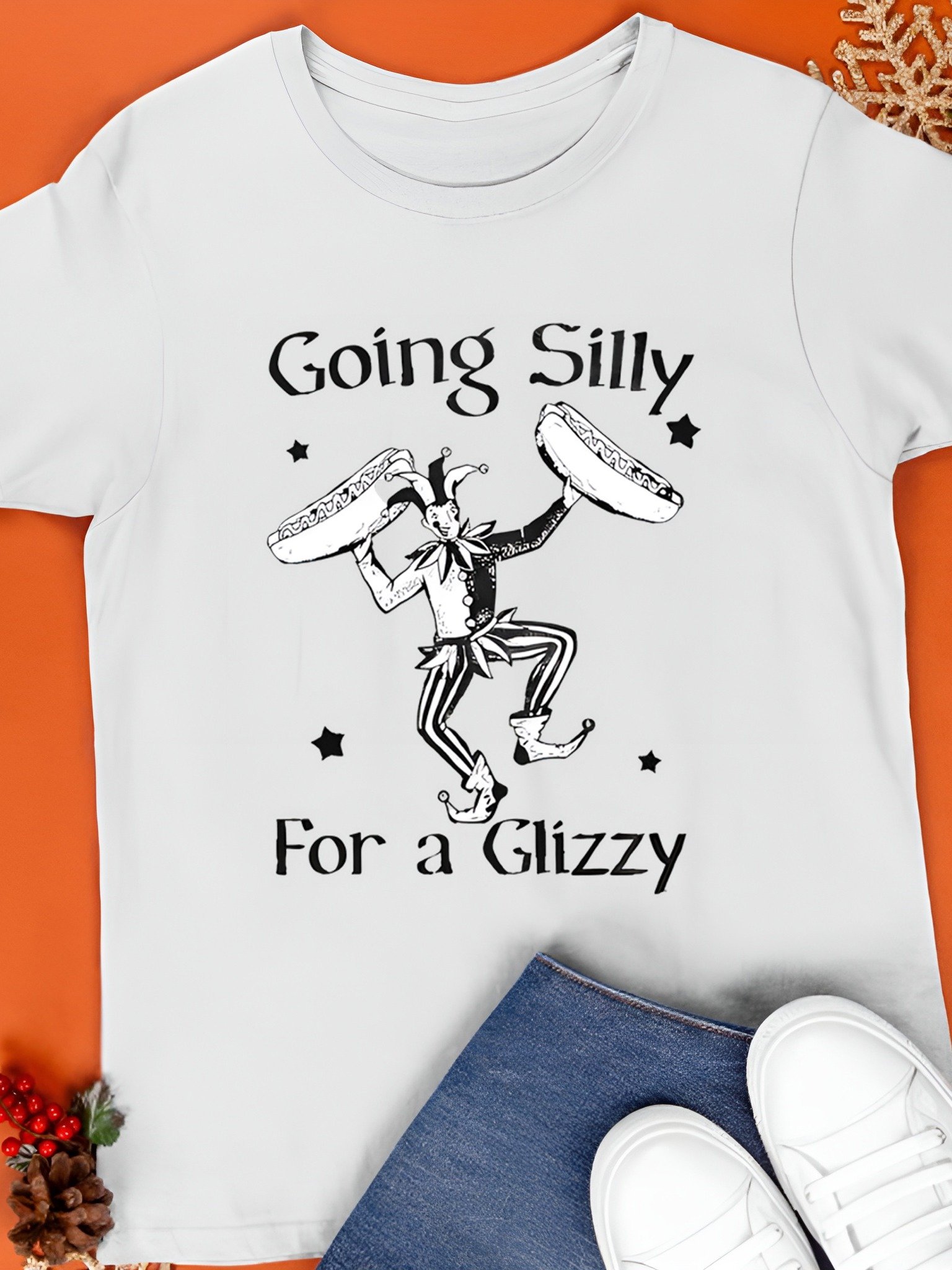 Clown going silly for a glizzy T-Shirt product image (1)