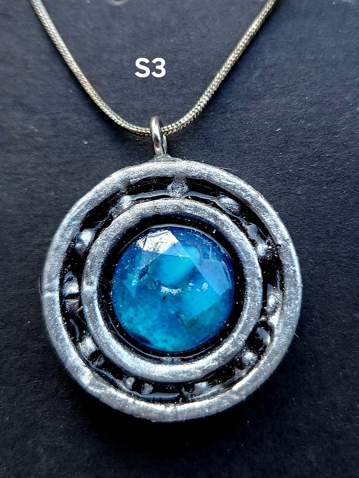 Silver Industrial Jeweled Medalion product image (1)