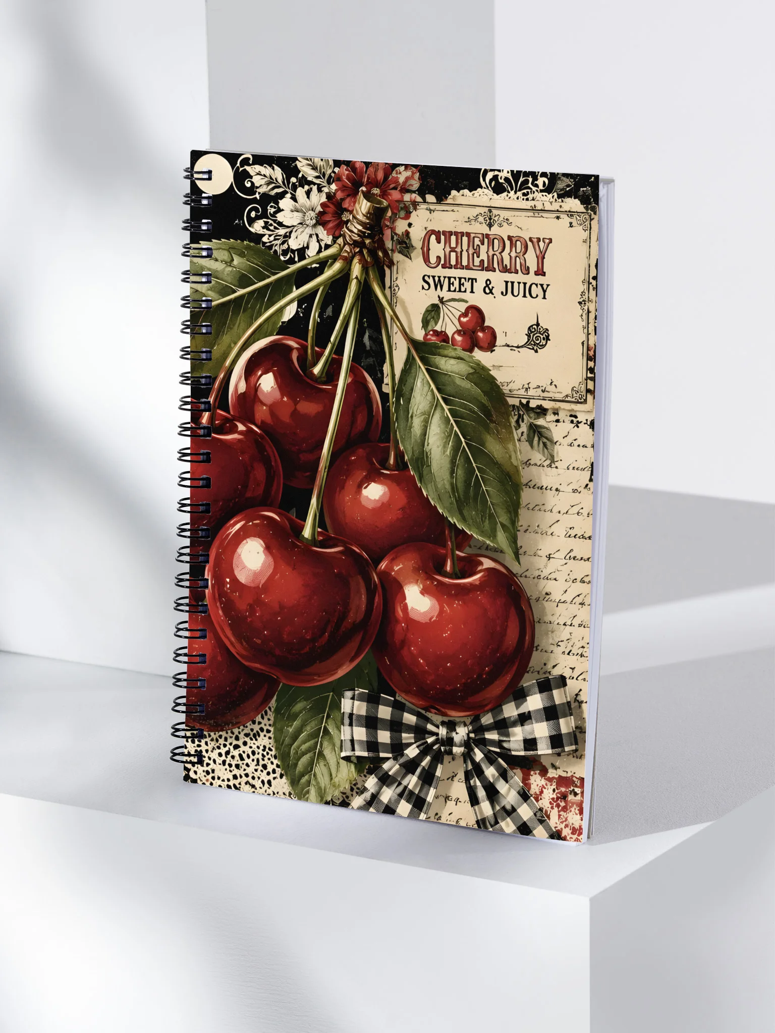 Cherry Chic Sweet & Juicy Spiral Notebook product image (4)