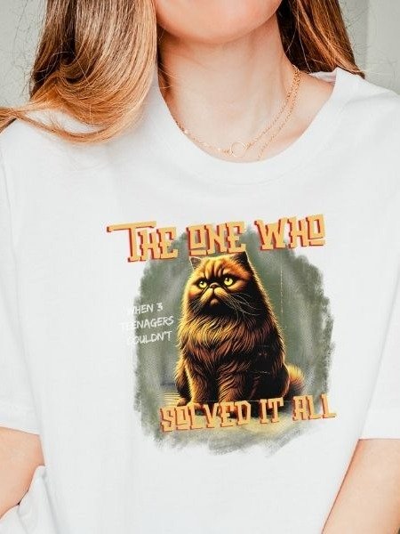 Cat Magical Funny Vintage Pulp Mystery Harry Potter Shirt product image (3)