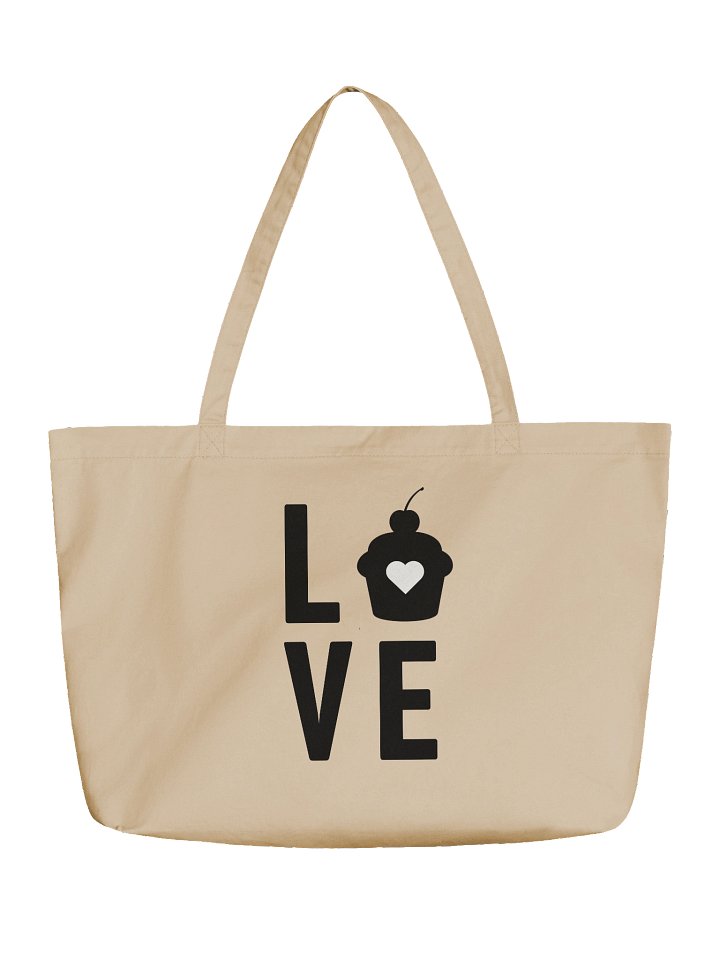 LOVE Cupcake Tote Bag product image (1)