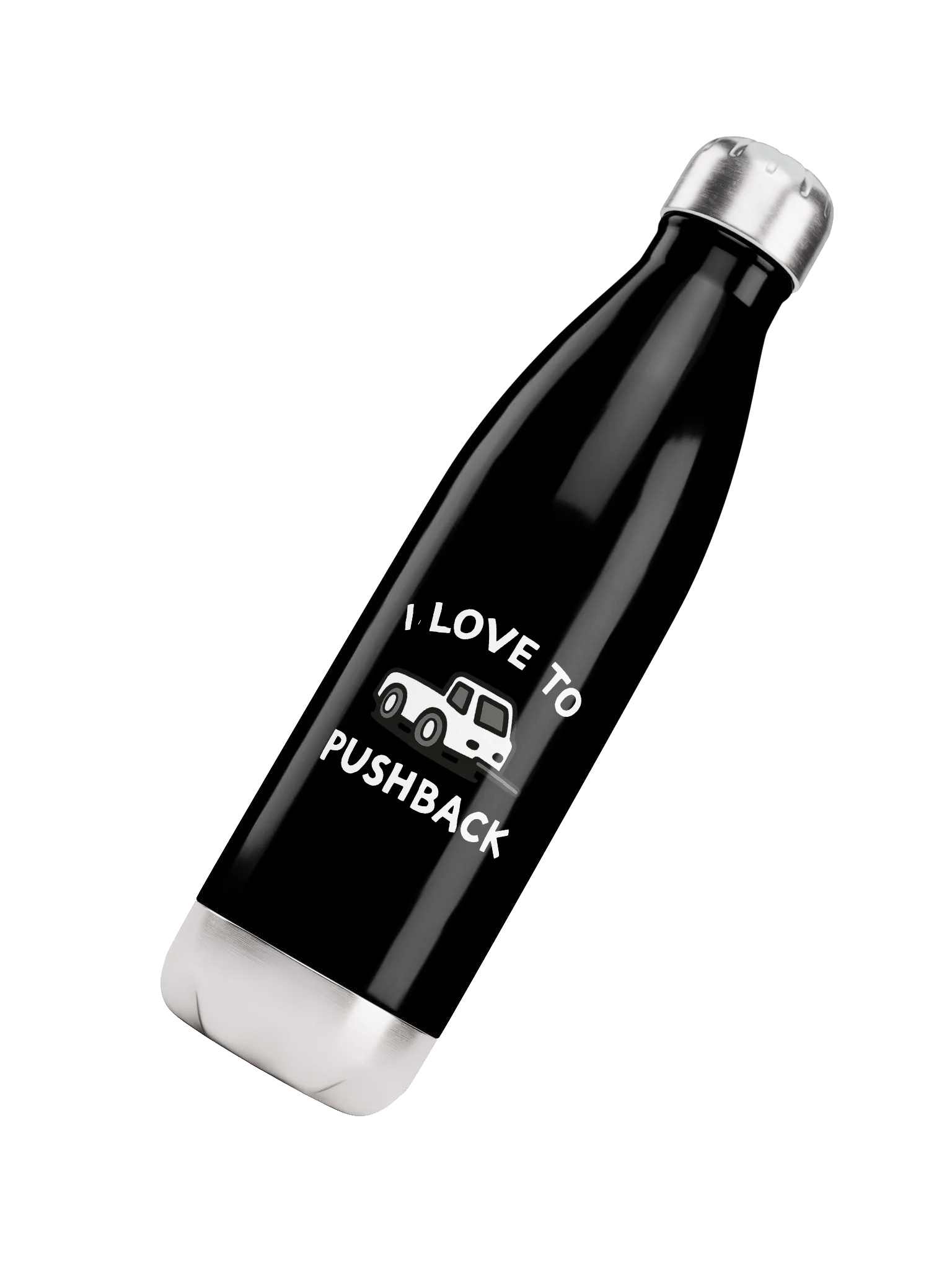 "I Love to Pushback" Children's Water Bottle product image (4)