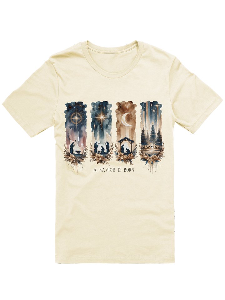 A Savior Is Born Christmas T-shirt product image (2)