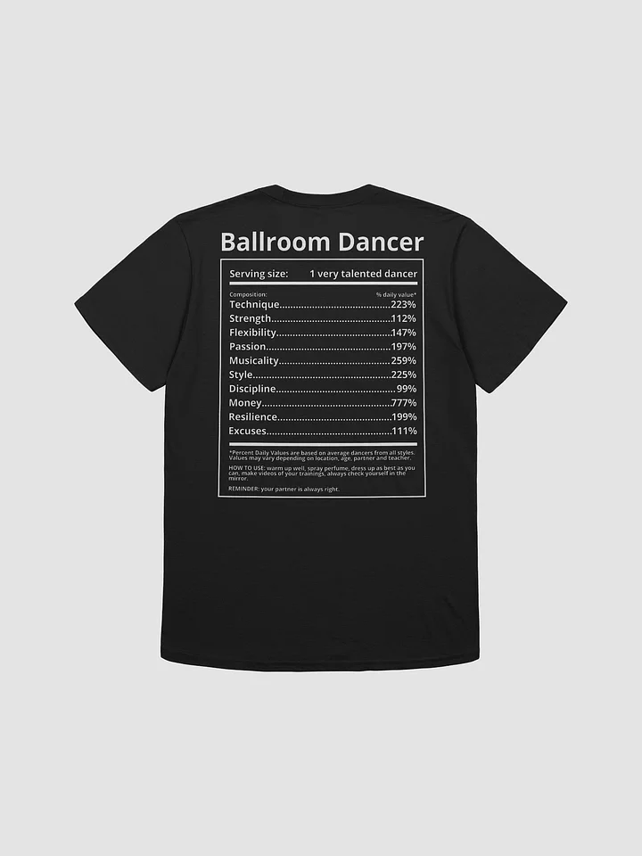 Ballroom Dancer T-shirt (white print) product image (1)
