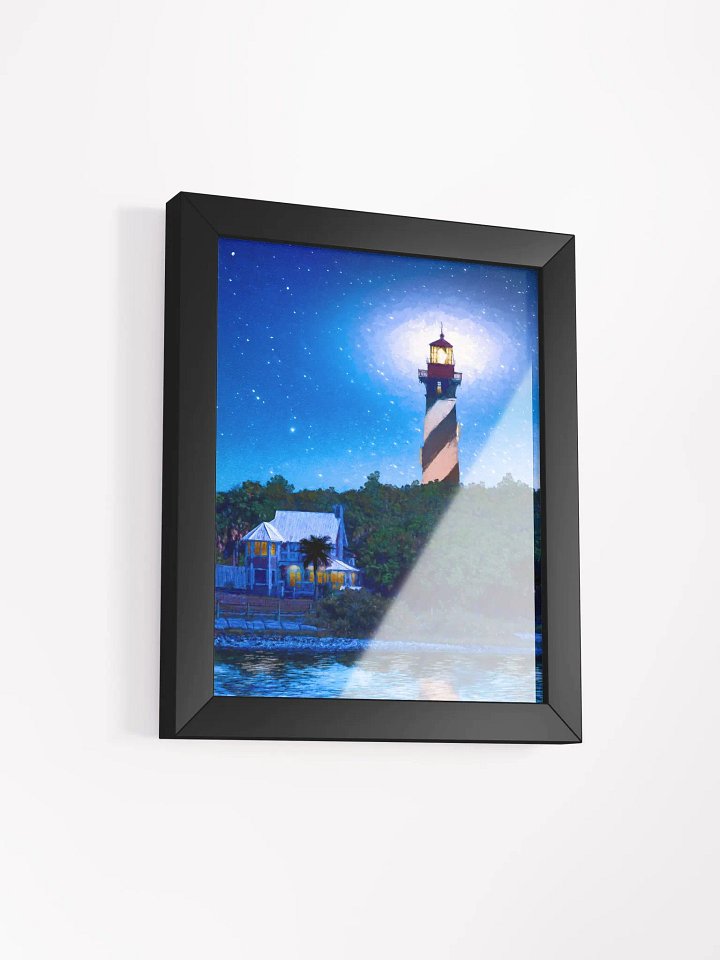 St. Augustine Lighthouse – Florida Starry Night Studio Framed Print product image (2)
