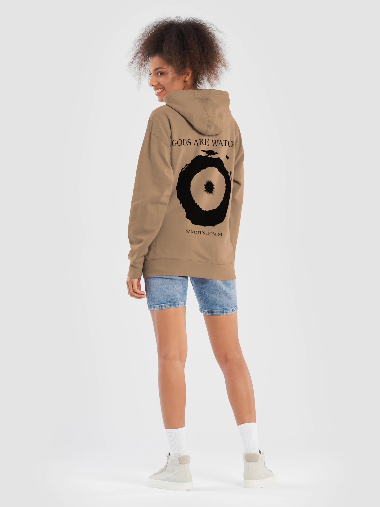 GODS ARE WATCHING hoodie black product image (8)