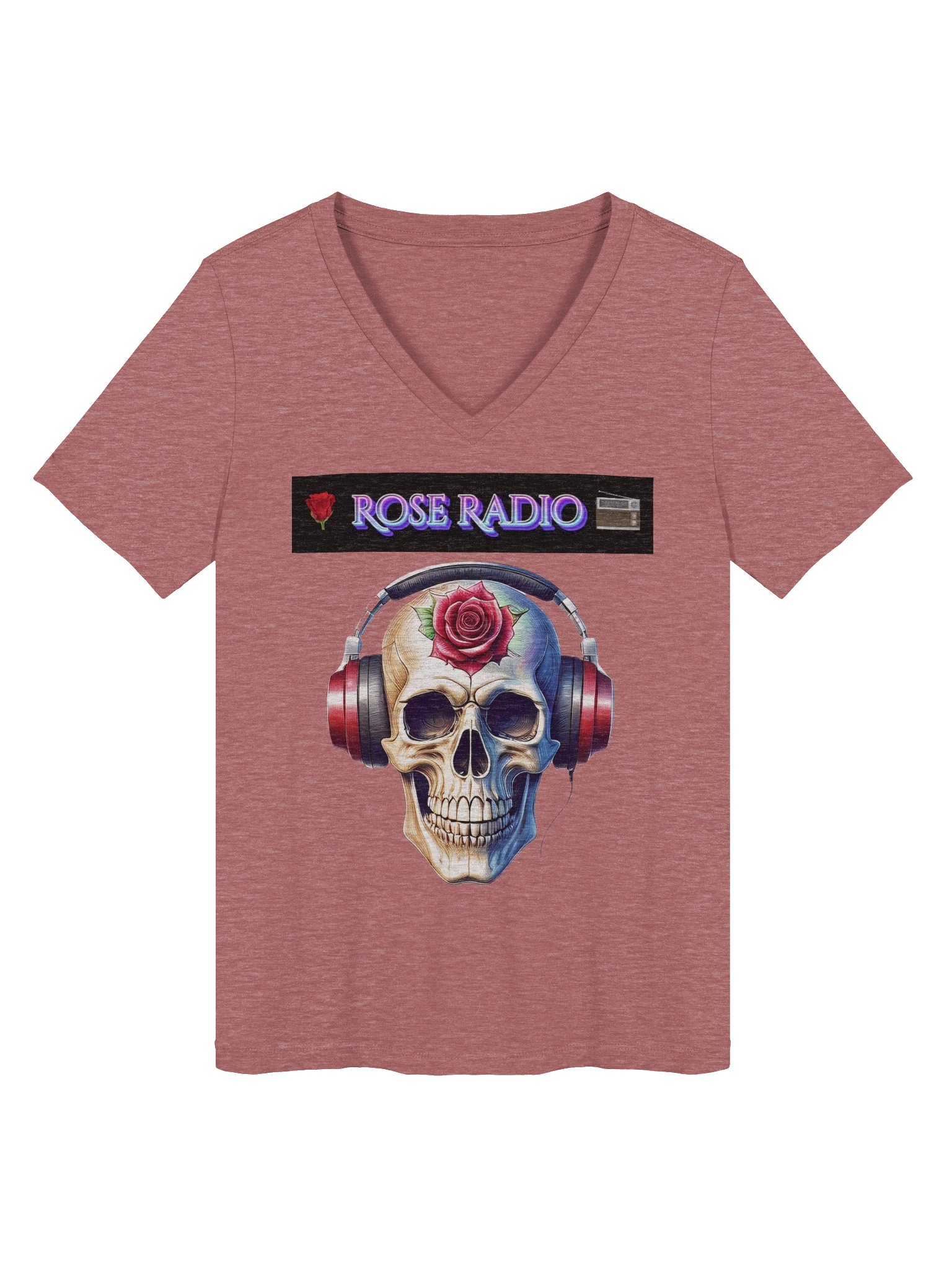 RR Women's V Tee w/ bar (bright colors) product image (3)