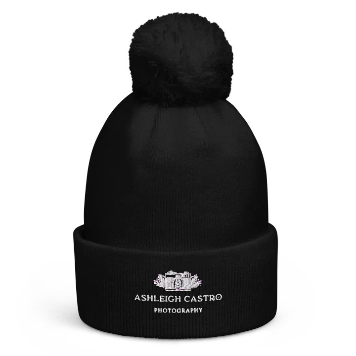 Botanical Camera Logo Puff Beanie product image (1)