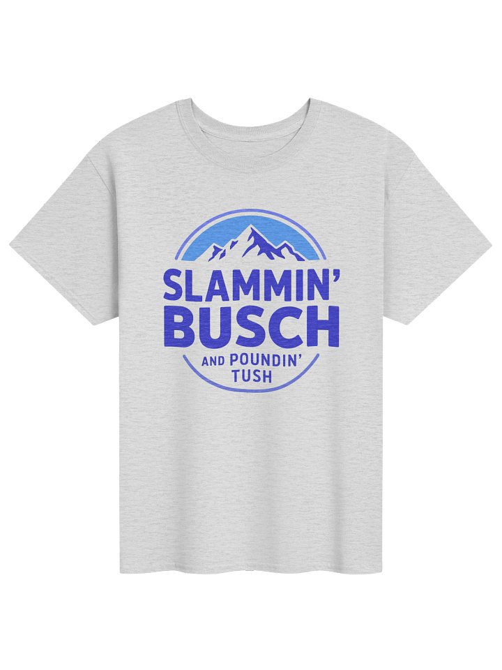 Funny Beer Drinking Shirt – Slammin’ & Poundin’ Adult Humor Tee product image (71)
