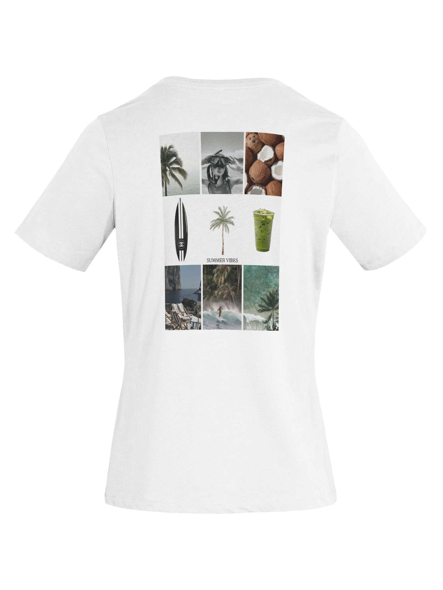 Summer Vibes V-Neck Tee product image (4)
