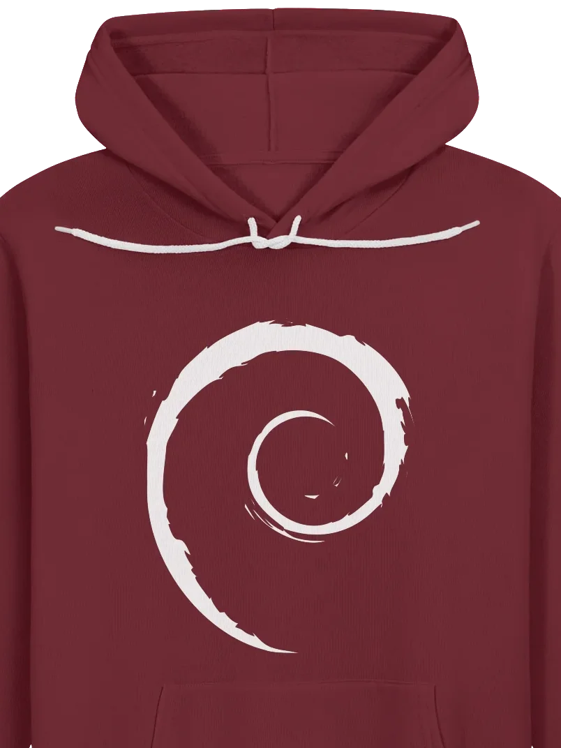 Hoodie with Debian Swirl product image (1)
