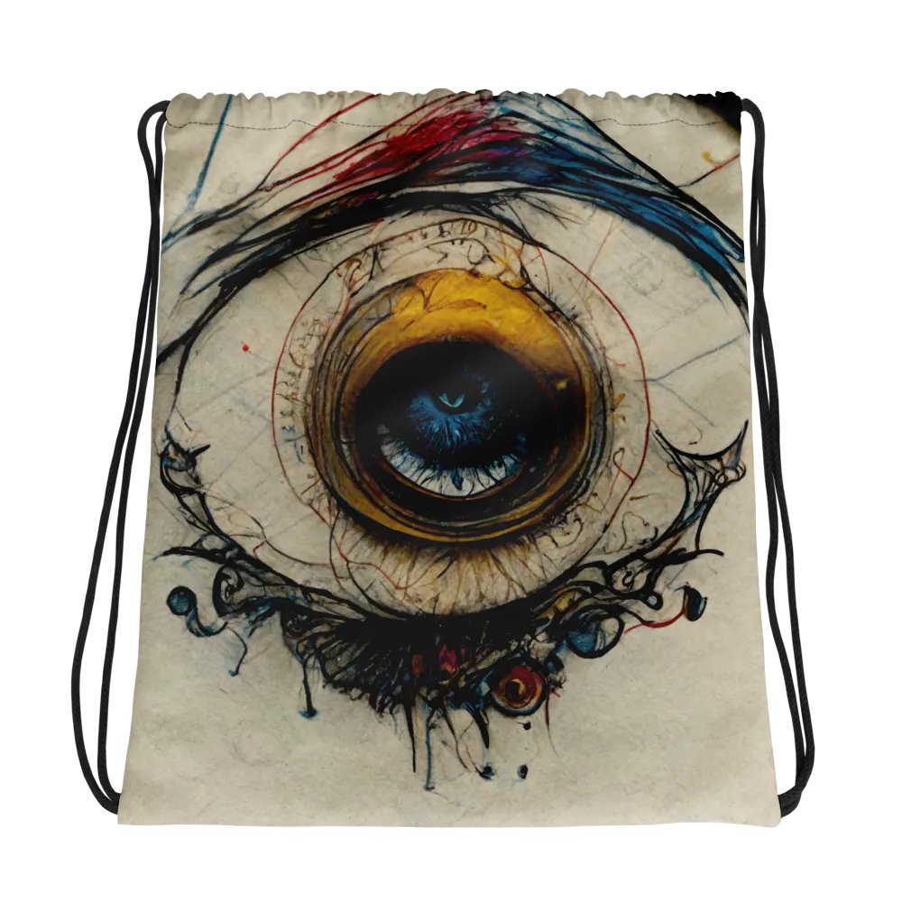 Ethereal Vision All-Over Drawstring Bag product image (1)