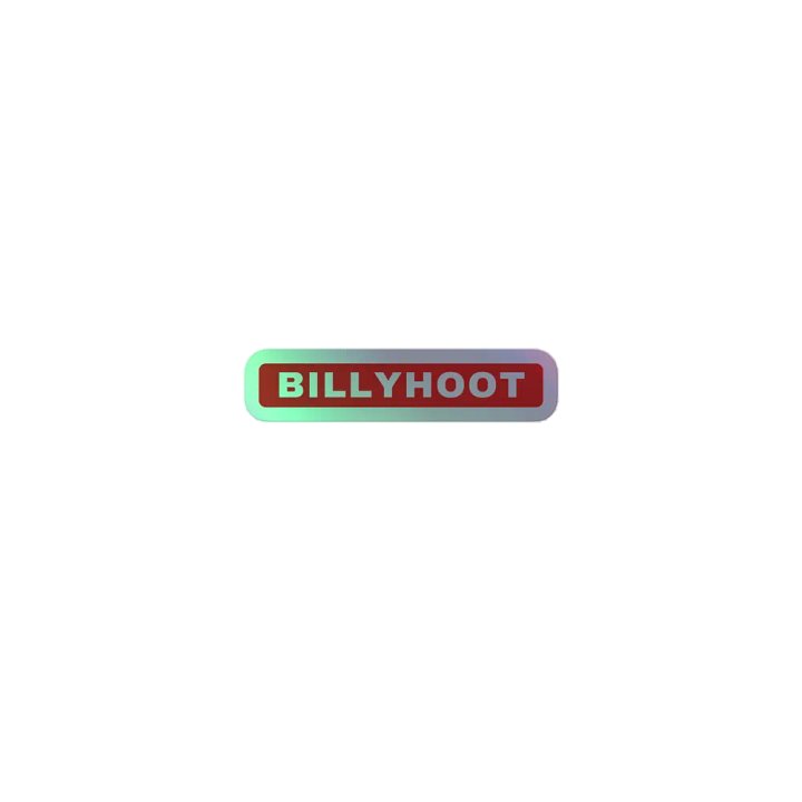 BILLYHOOT Holographic Sticker product image (1)