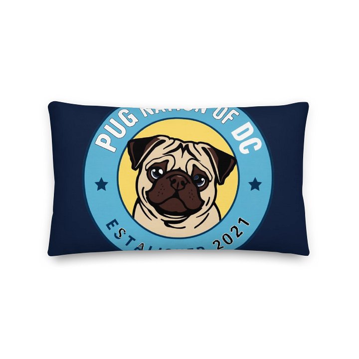Pug Nation of DC Premium Pillow product image (2)