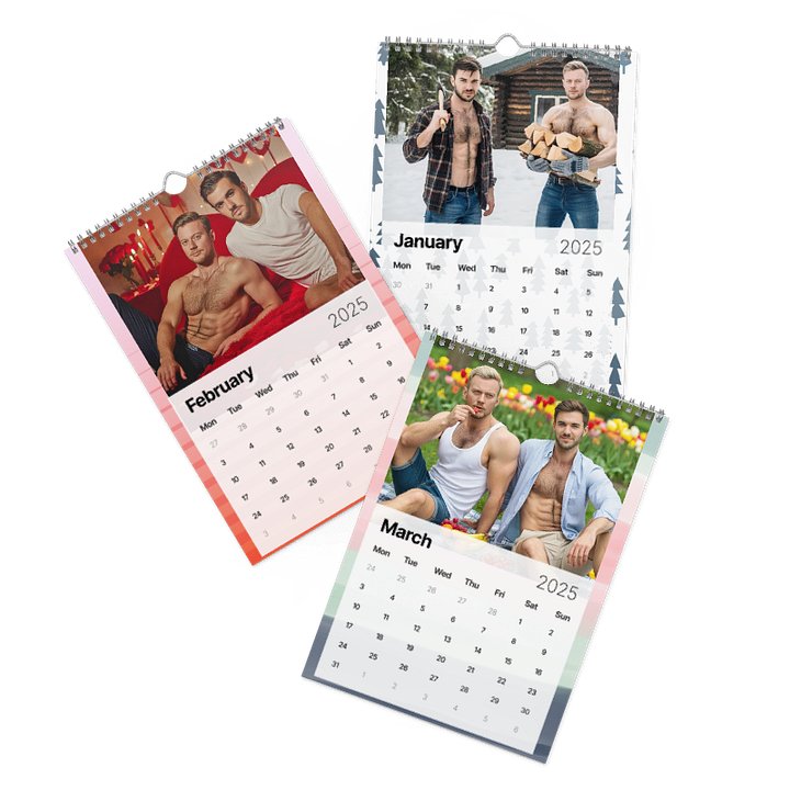 AI HUNKS - A HoneyBearSquish Calendar product image (2)