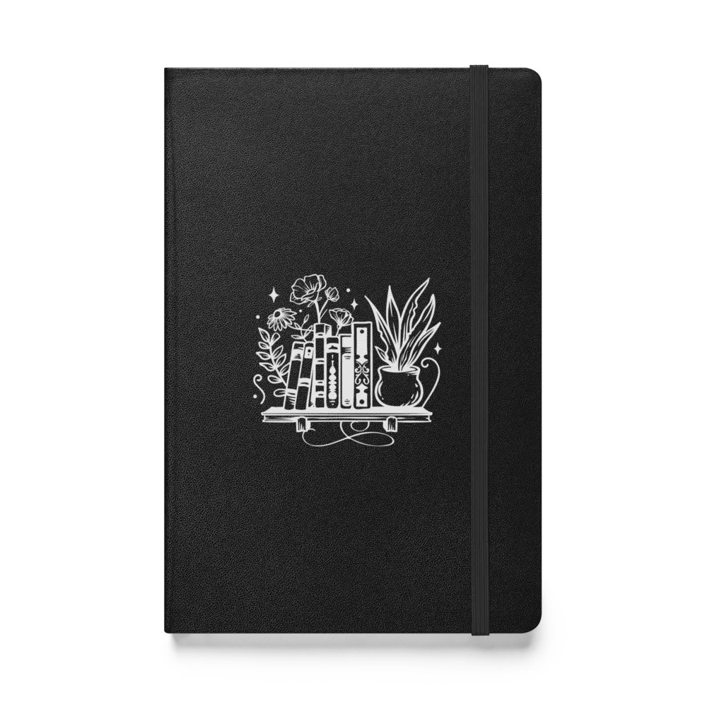 Floral Bookish Hardcover Notebook product image (1)