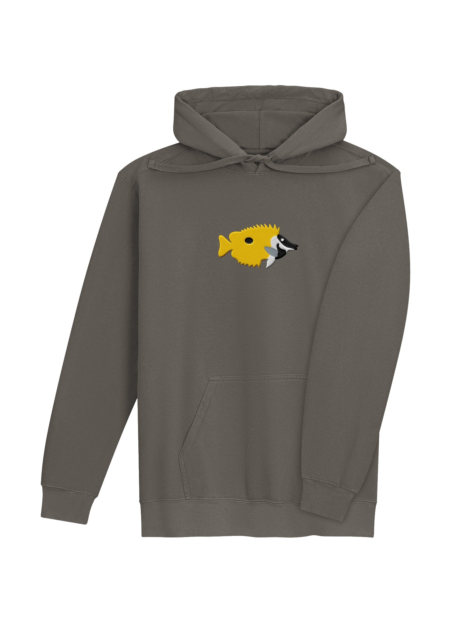 Foxface Rabbitfish Premium Hooded Sweatshirt (Embroidered) for Reef and Marine Aquarium Lovers product image (8)