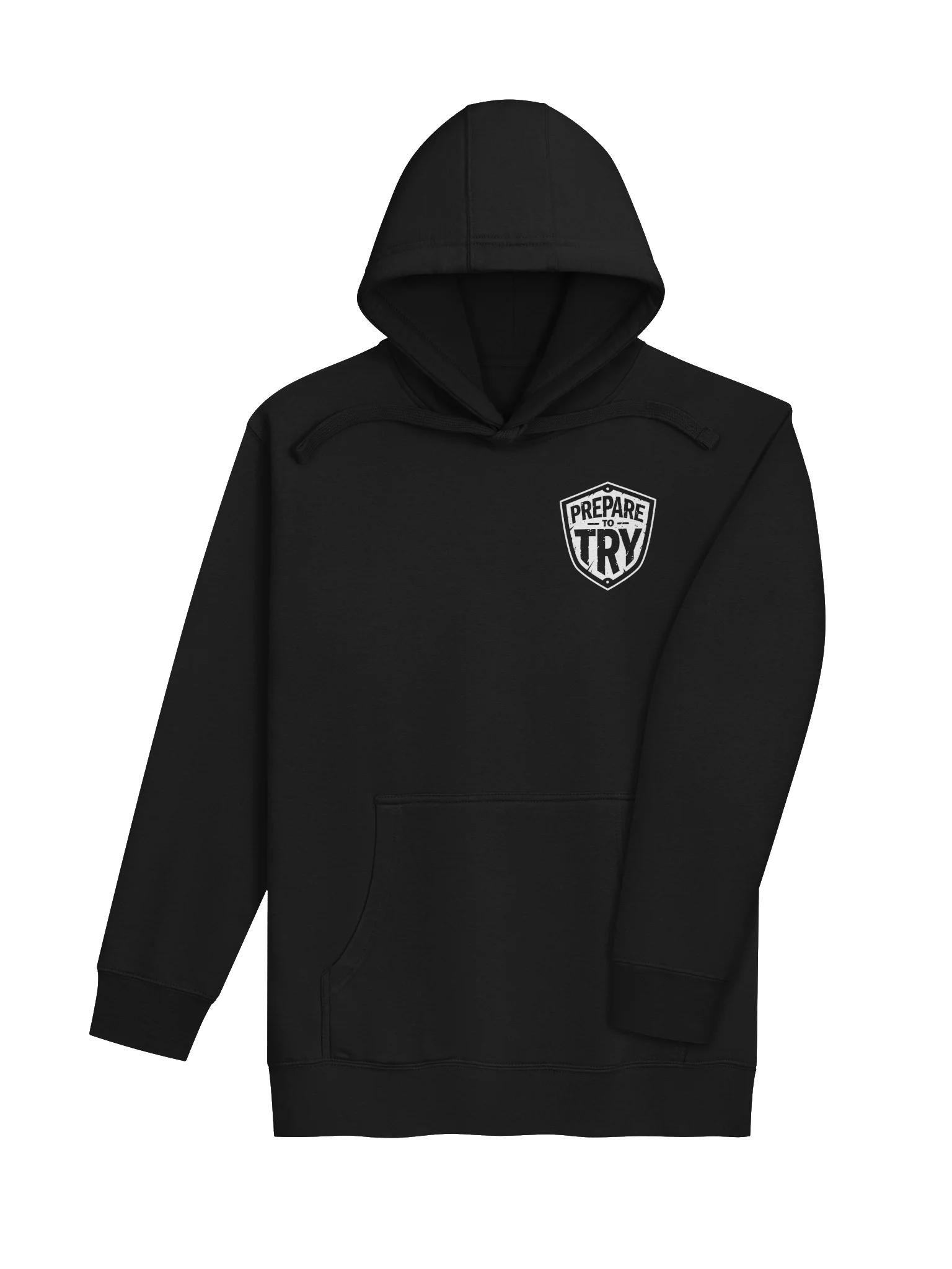 Prepare To Try Hoodie (White Shield) product image (6)