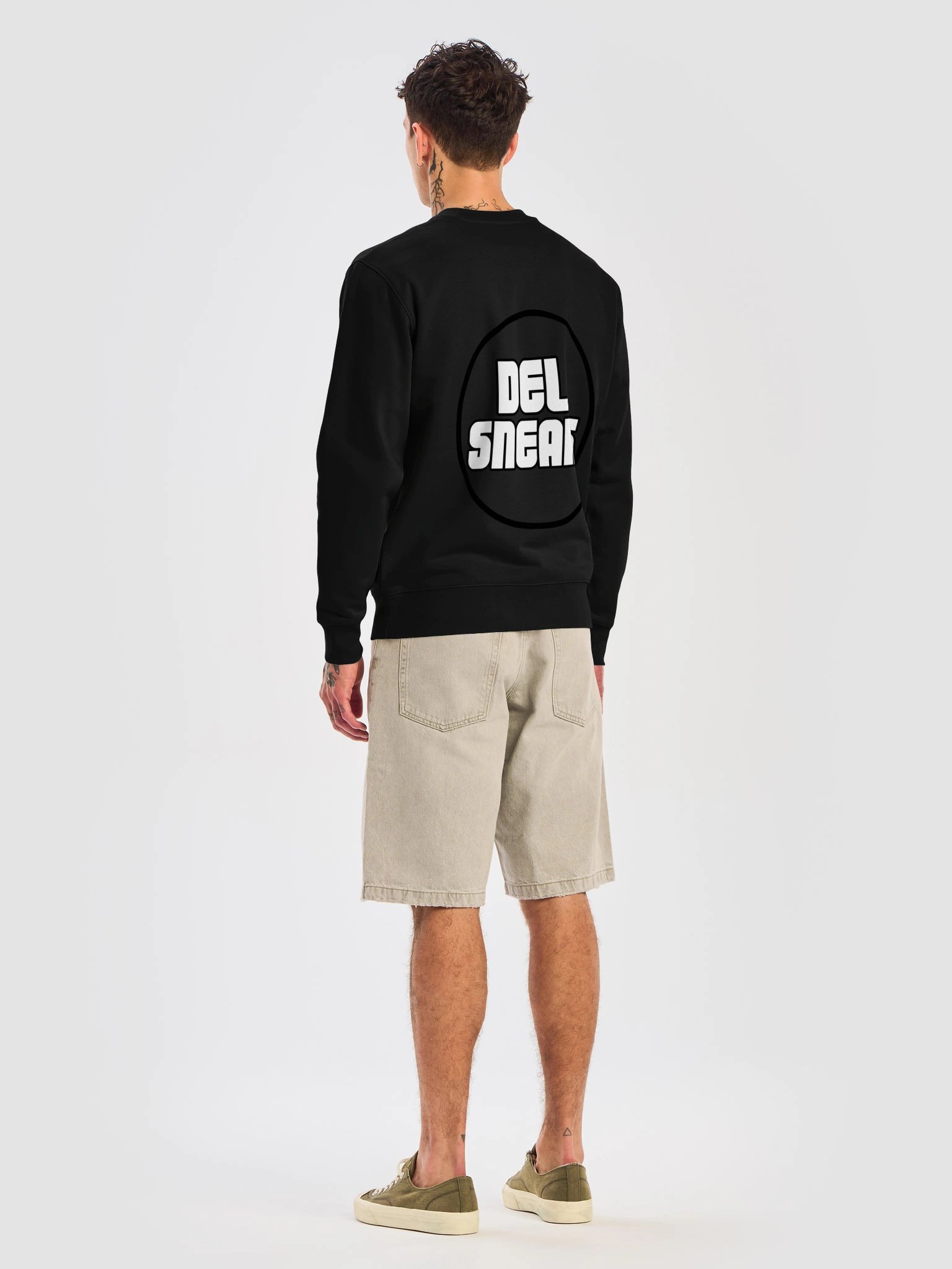 F&B Circular Logo Crew Neck Sweatshirt Black product image (8)