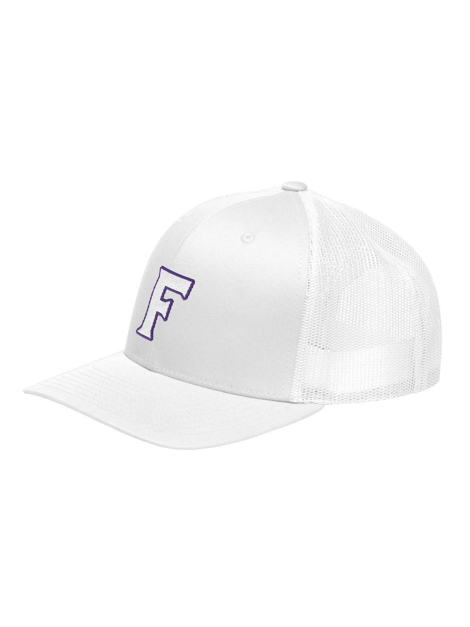 F Trucker Hat — White product image (2)