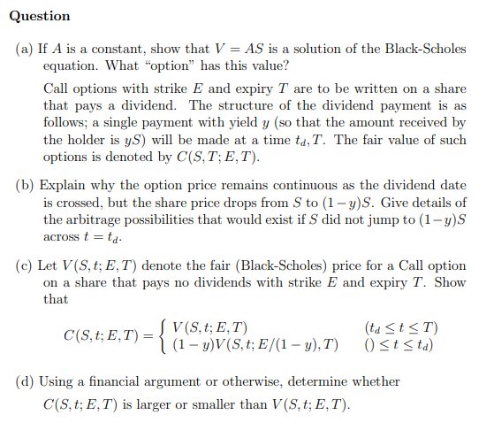 TD - Black-Scholes and call options product image (1)