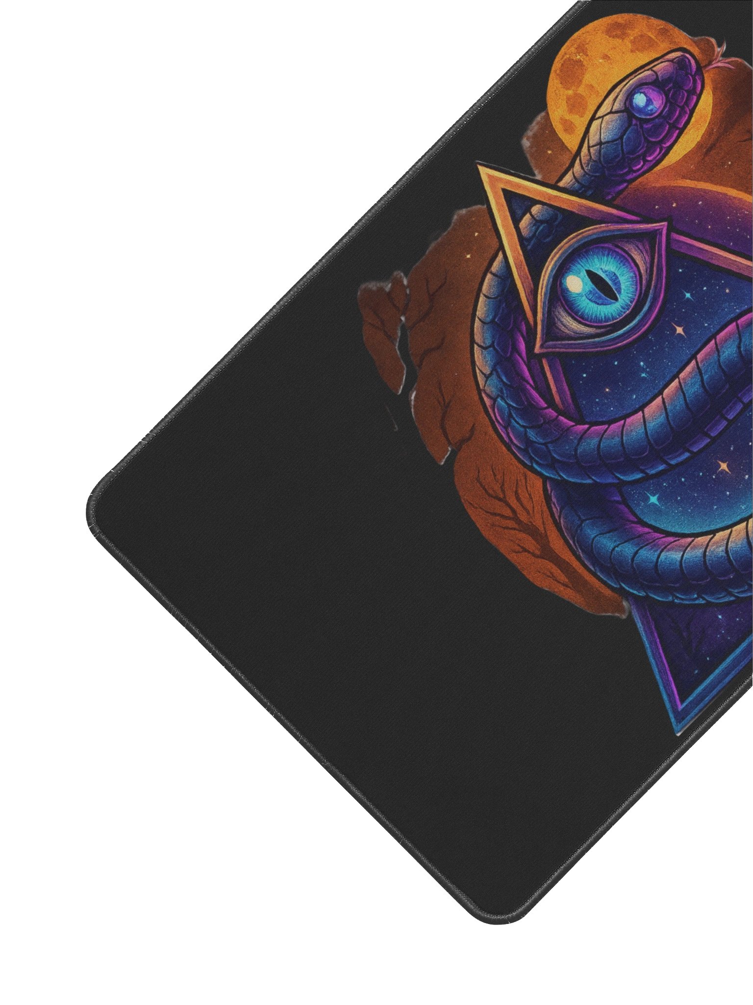 MIDNIGHT GROVE DESK MAT – 12"x22" [BLACK BACKGROUND] product image (2)