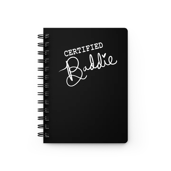 Certified Baddie Quote Book (spiralbound) product image (1)