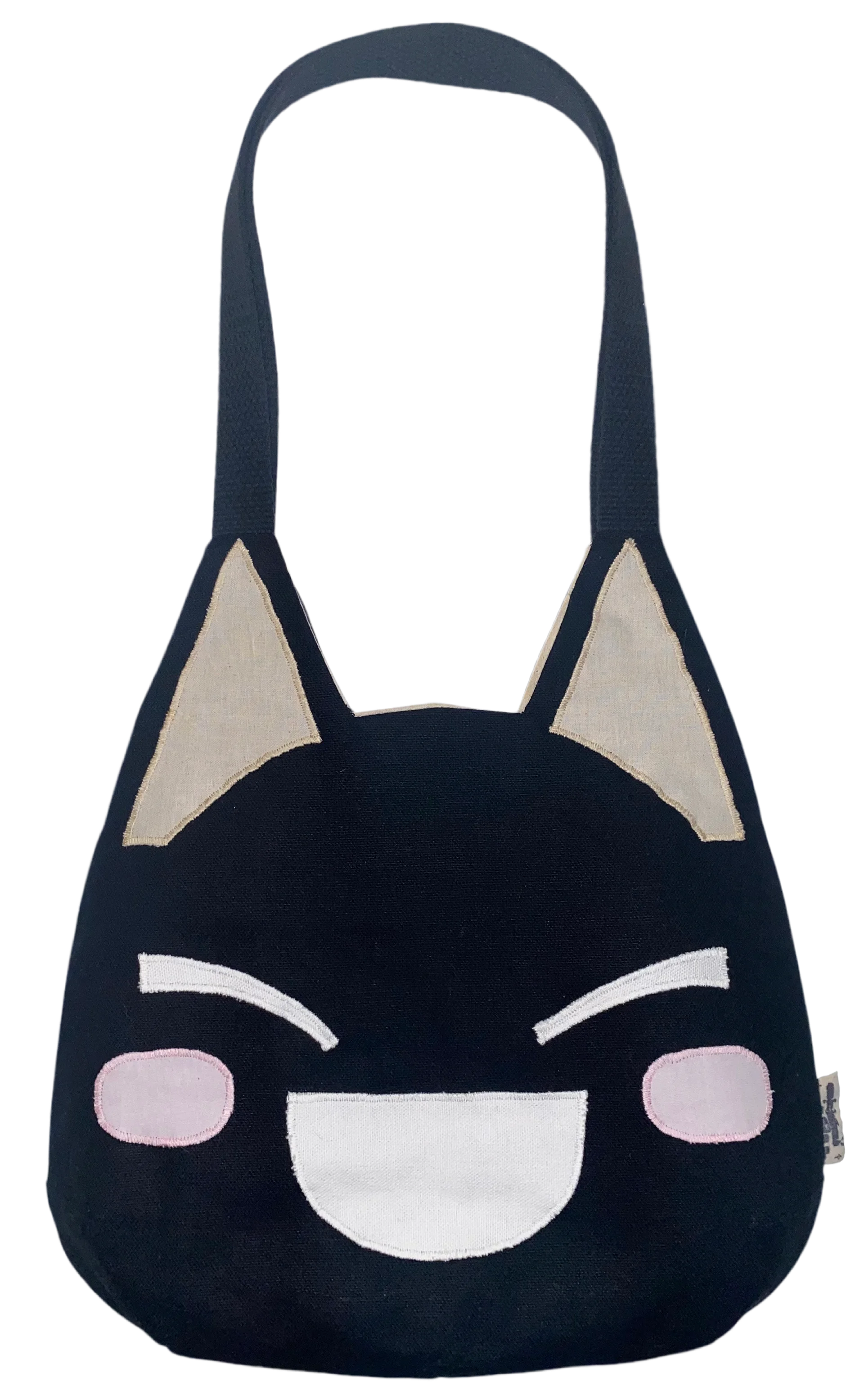 (made to order) kuro tote bag (small :D) product image (2)