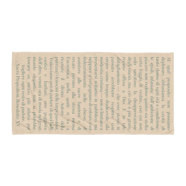 Sacra Propediem Beach Towel product image (1)