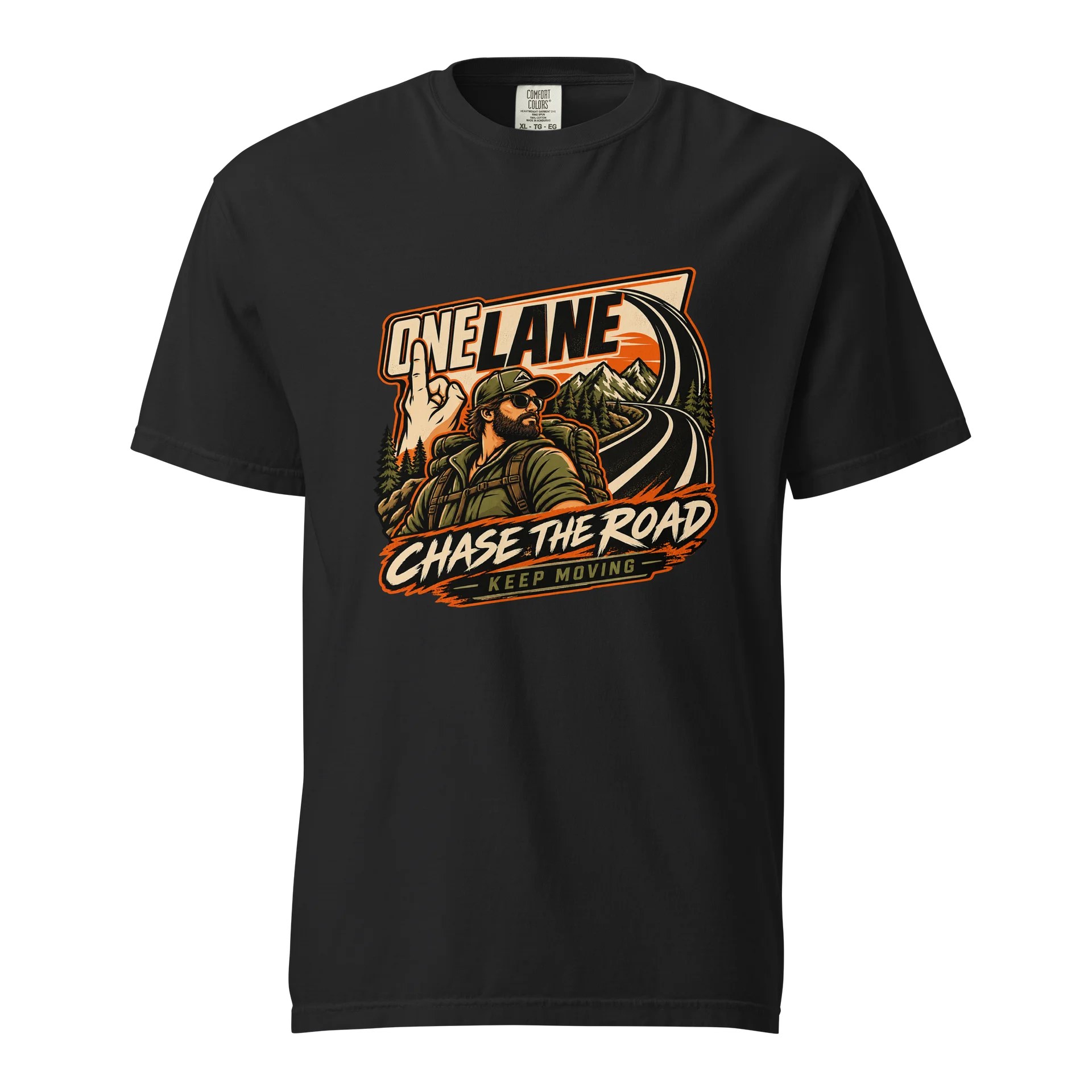 One Lane Chase the Road Adventure Tee product image (1)