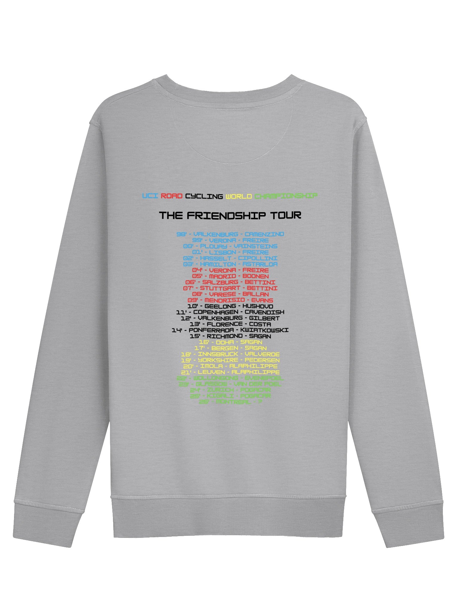 The Friendship Tour Sweatshirt - Belgium edition | Custom Cycling World Championship Gift product image (3)